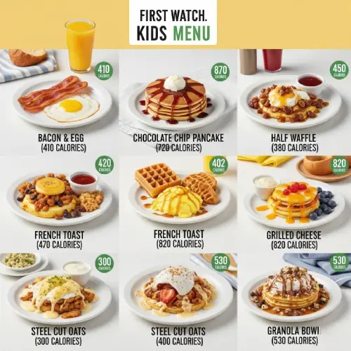 Items in First Watch Menu are add Nituration