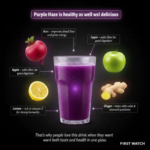 "Health benefits of Haze juice rich in antioxidants, vitamins, and nutrients"